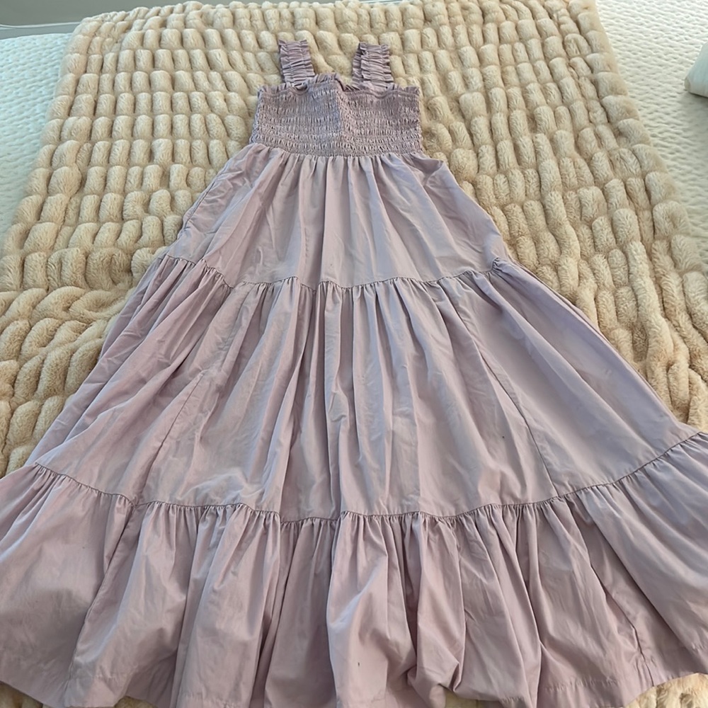 Abercrombie & Fitch smocked maxi dress